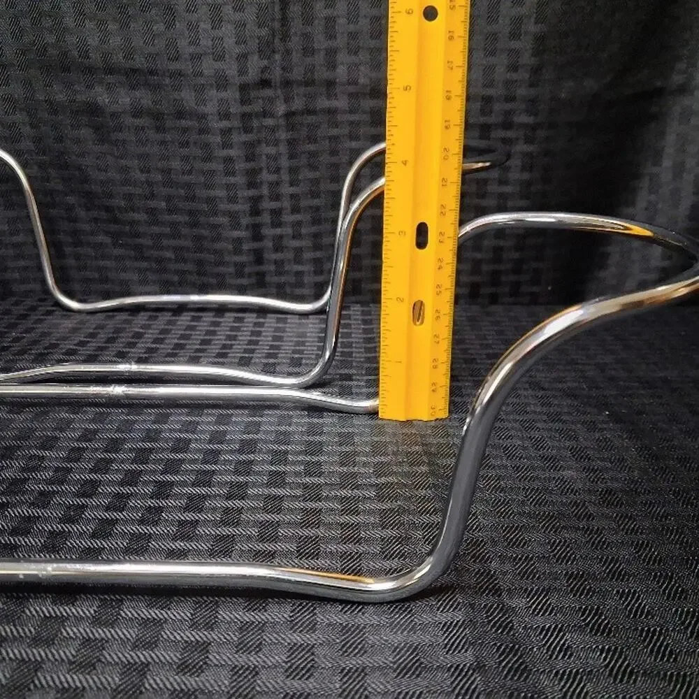 Corning Ware Casserole Holders Set of 3 Chrome Metal Rack Trivet Cradles
